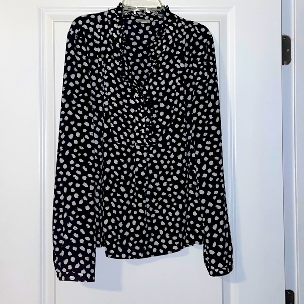 J Crew Polka Dot Blouse